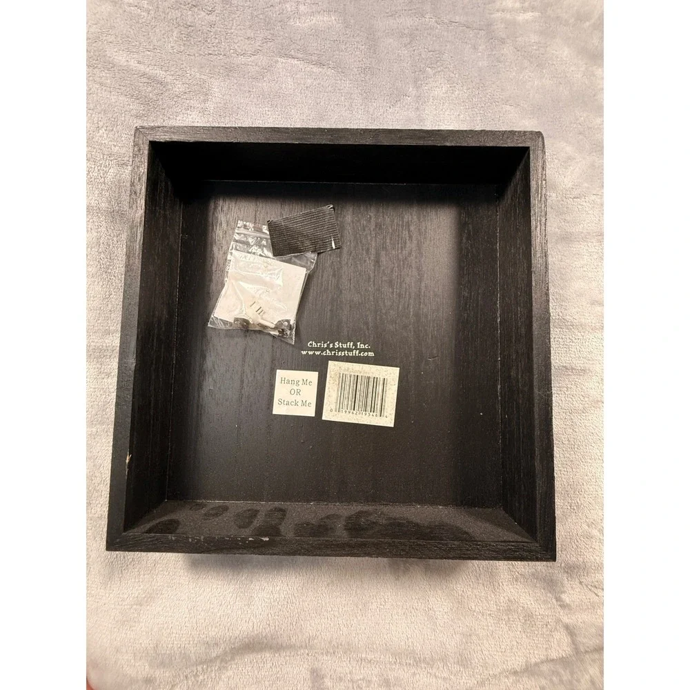 Wine Humor Wooden Box‎ Sign Size Matters Black Magenta